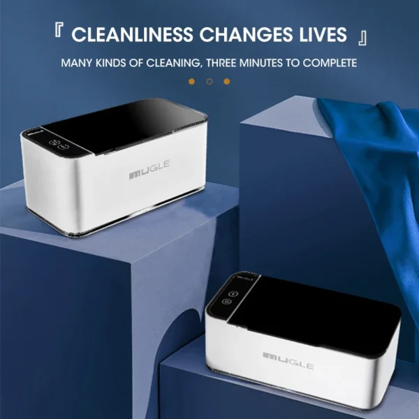 Ultrasonic Cleaning Machine Household 500ML High-frequency Vibration Cleaning Multifunctional Glasses Jewelry Deep Cleaning Tool - Image 2